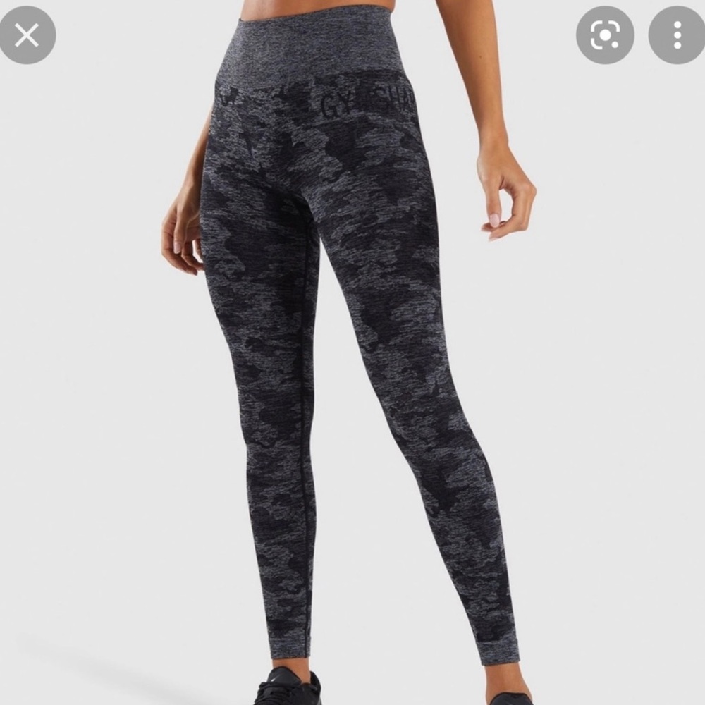 Gymshark gray camo leggings